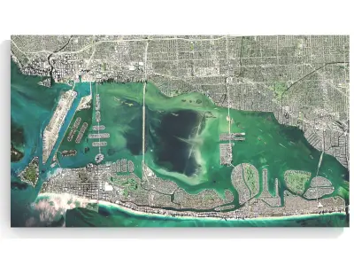 City Miami Florida USA cityscape 3D model