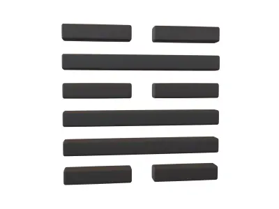 I Ching Hexagrams 48 jing v1 001 Low-poly 3D model