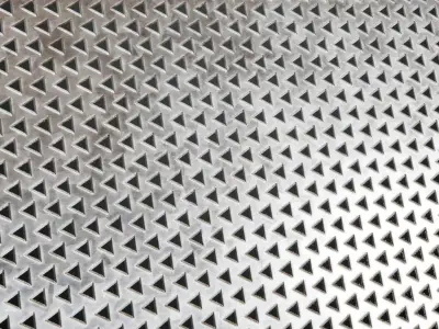 Shiny Metal Pattern PBR Seamless Texture