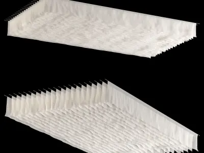 decorative fabric ceiling 2 3D model