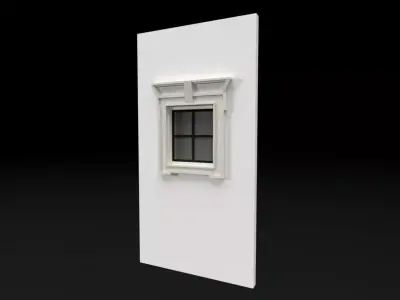 Classic 3 window 3D model