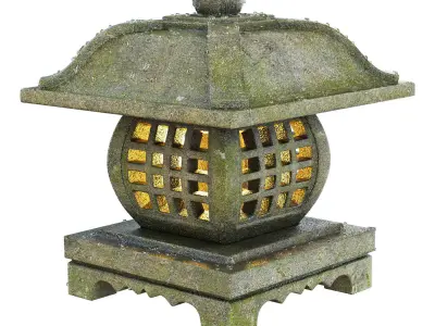 Chinese Garden Lantern 3D model
