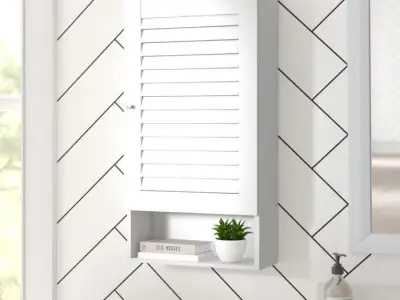 Dickens Over-The-Toilet Storage  2 Colour 3D model