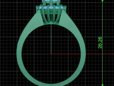 Jewelry ring 179 3D print model purchase
