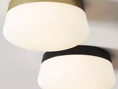 Dark Cup Cake Lucy Ceiling Lamp 3D model