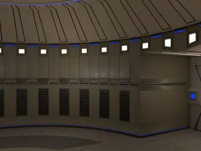 Sci Fi Room  3D model