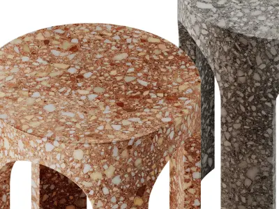 Portego Loggia Side Table 3D model