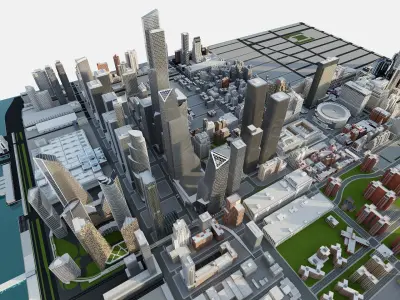 Midtown Manhattan New York 3D model