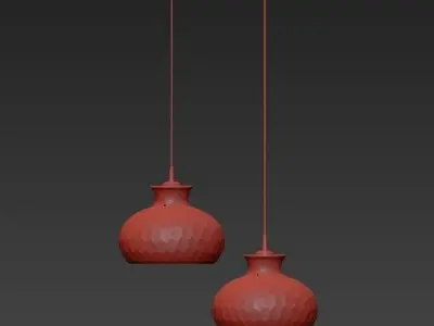 Clark 1Light Pendant 3D model