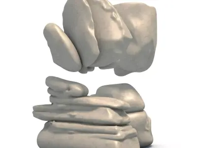 Rock Pack 4 Stone Models for Printing  3D print model