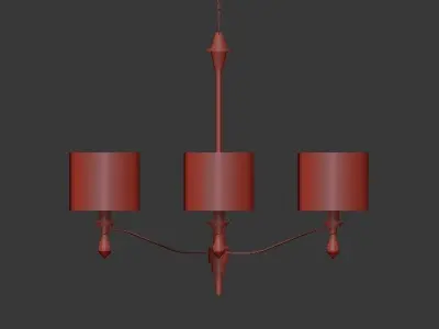 Bonnington Chandelier 3D model