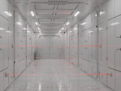 Sci fi asset 3D Model Pack