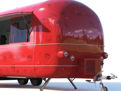 Food Truck ENK-8 3D model