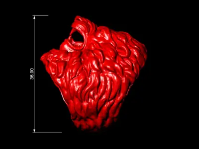 LION RING  3D print model