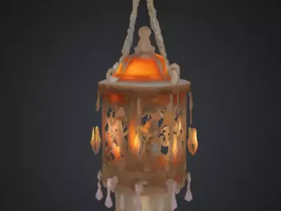 Emberlight Relic Lantern Free low-poly 3D model