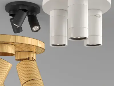 NYMANE three led lights 3D model