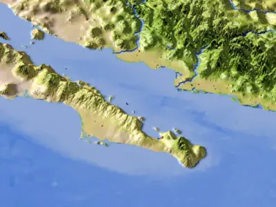 Mexico High resolution 3D relief maps 3D model