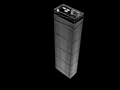 Skyscraper - LowPoly tall building Low-poly 3D model