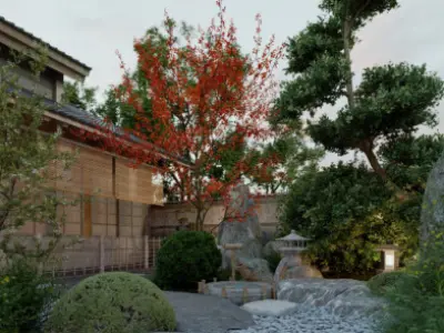 Garden Exterior Model  3D model