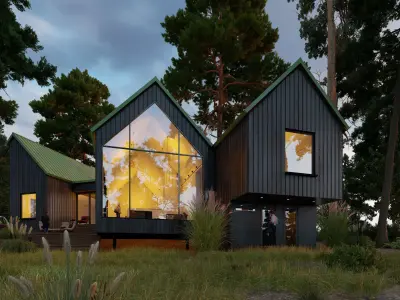 SCENE LUMION 11 5 AND ABOVE box house BY YOGA4ARCH  3D model