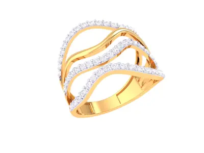  Women Ring MTL 3dm STL OBJ FBX Details 3D print model 38