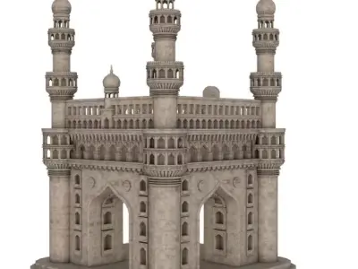 Charminar 3D model