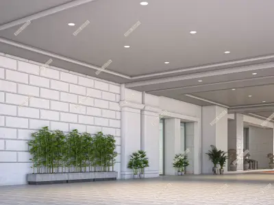 ITC Royal Bengal Kolkata With V-Ray Lights 3D model