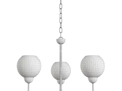 ASTORIA CHANDELIER Low-poly 3D model
