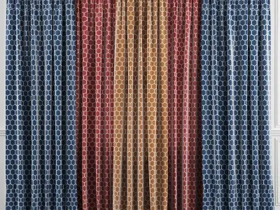 Curtain Set 34 3D model