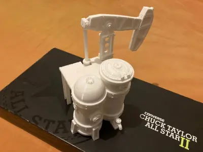 Oil pump 3D print model