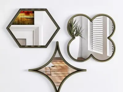 Wall mirror 9 3D model