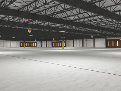 Exhibition Hall interior 17 3D model