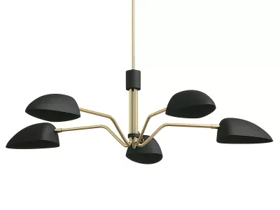 ED Ellen DeGeneres Jane 5 Light Chandelier 3D model