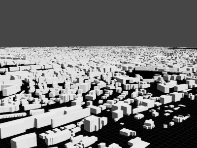 Nice France CITY BUILDINGS 3D model