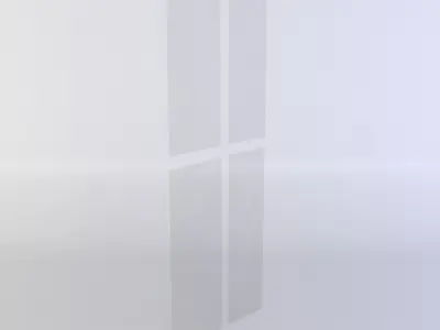 Window glass Low-poly 3D model