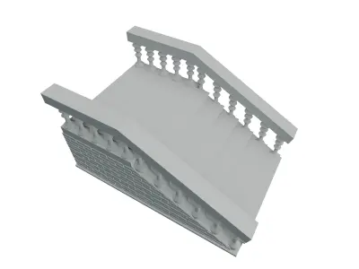 Brick Staircase 3D print model