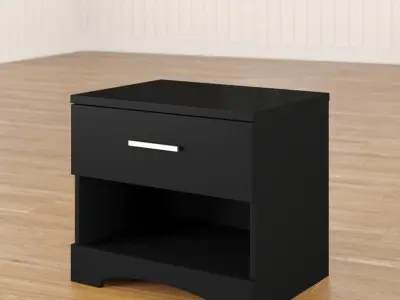 Gramercy Drawer Nightstand 3D model