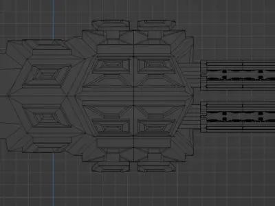 Oblivion Spire Low-poly 3D model