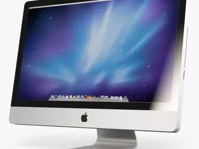 Apple IMac 27 low-poly Low-poly 3D model