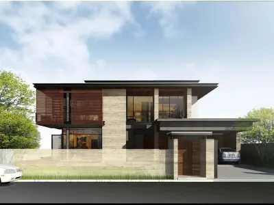 CONTEMPORARY HOUSES 3D model