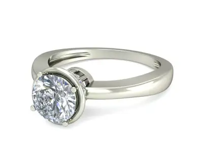 Women Ring  Render 3dm STL OBJ FBX Details 3D print model 253