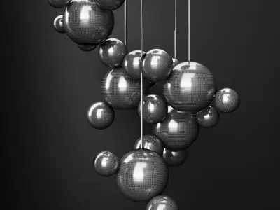 Giopato and Coombes BOLLE 24 bubble Clearblack 3D model