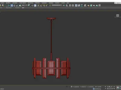 Odette Pendant Light Low-poly 3D model