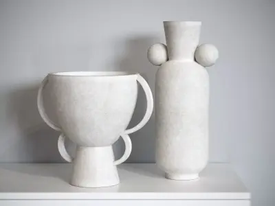 Ceramic Vases Set 1 3D model