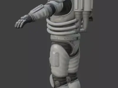 Astronaut Spacesuit 3D Model 3D model