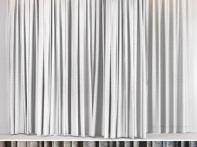 Hadi Curtains 27 3D model