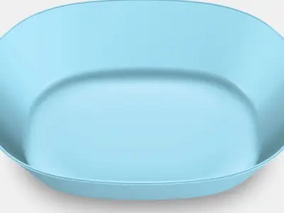 TORKIS laundry basket flexible Low-poly 3D model