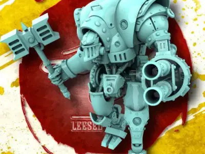 Lesser Blu Steamknight  3D print model