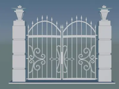 Gateway Exterior Gate Design 3D print model