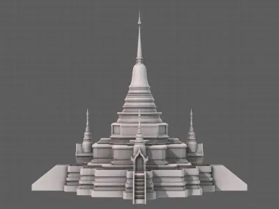 Pagoda V11 3D model